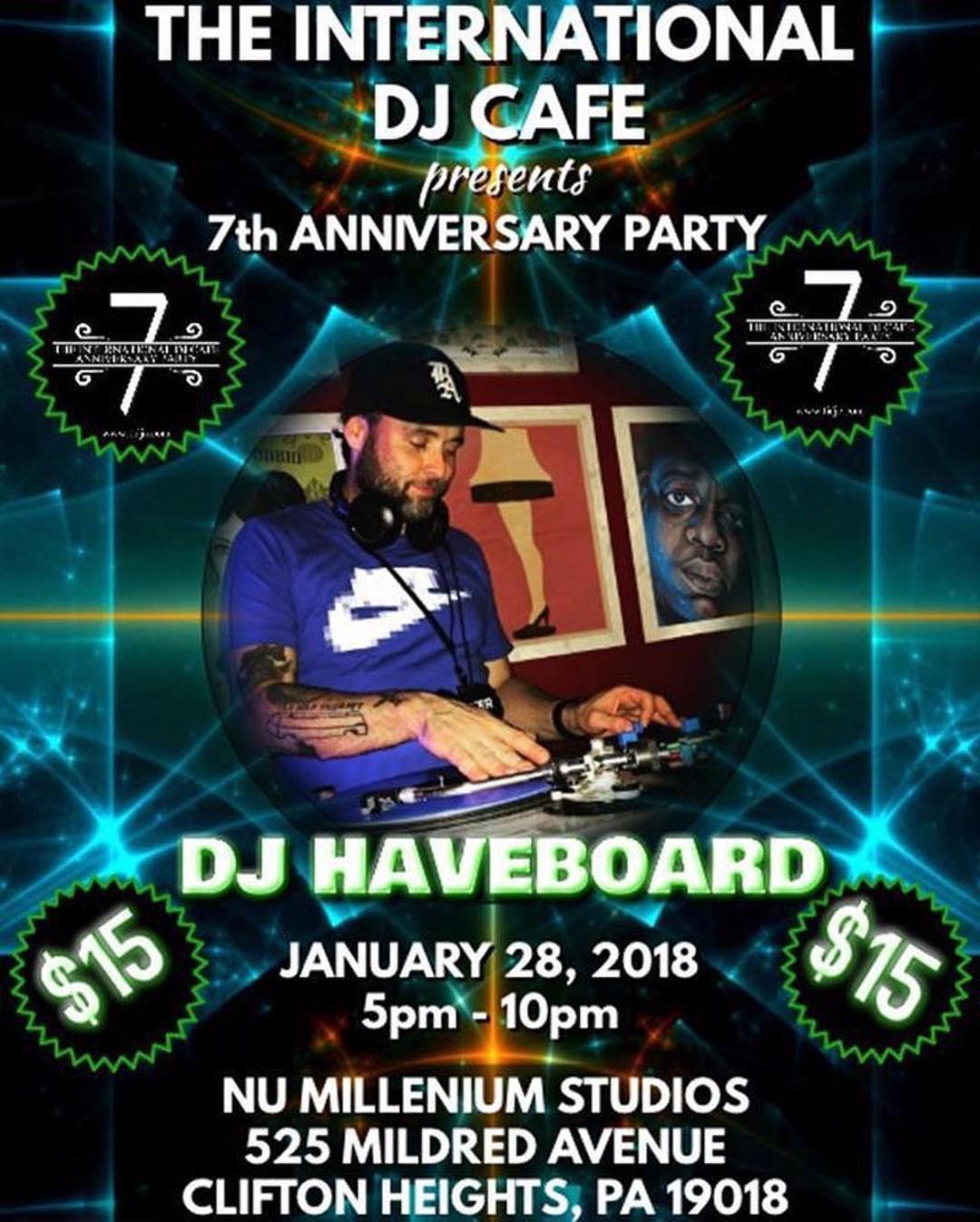@haveboard
・・・
I’m working on a hot 15 minute set to showcase this Sunday at the @internationaldjcafe’s 7 year anniversary party @numstudios alongside a great list of heavy hitting DJs and Artists!. Check the link in the bio, my previous post, or djhaveboard.com for more details! Come check it out, the event is from 5 to 10, $15